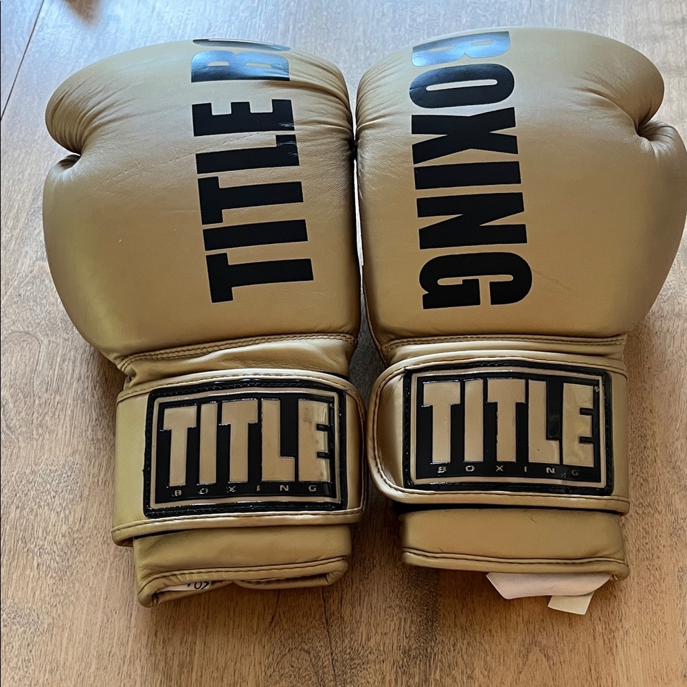 Title Boxing Gold Sparring Gloves